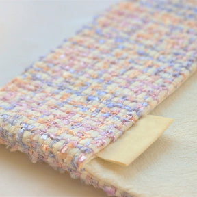 Romantic Taro Purple Handmade Fabric Cover A5 Journal Notebook  c