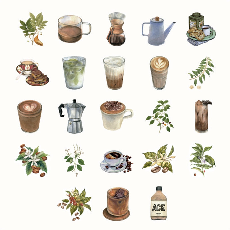 Rooftop Cafe Series Stickers 1