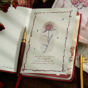 Rose Illustration Hardcover Notebook 1