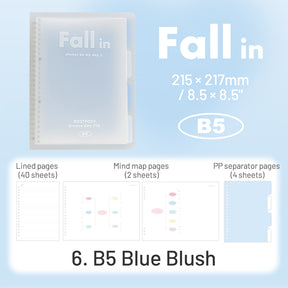 RosyPosy Fall In Blush Loose-Leaf Notebook sku-6