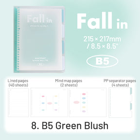 RosyPosy Fall In Blush Loose-Leaf Notebook sku-8