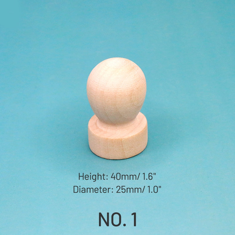 Round Solid Wood Handle sku-1