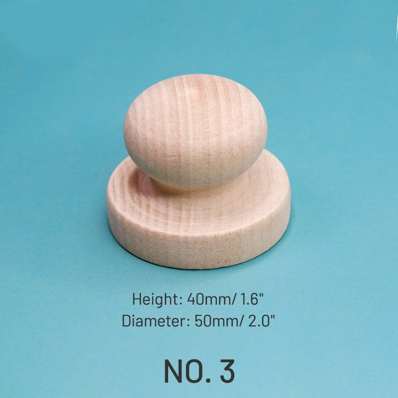 Round Solid Wood Handle sku-3