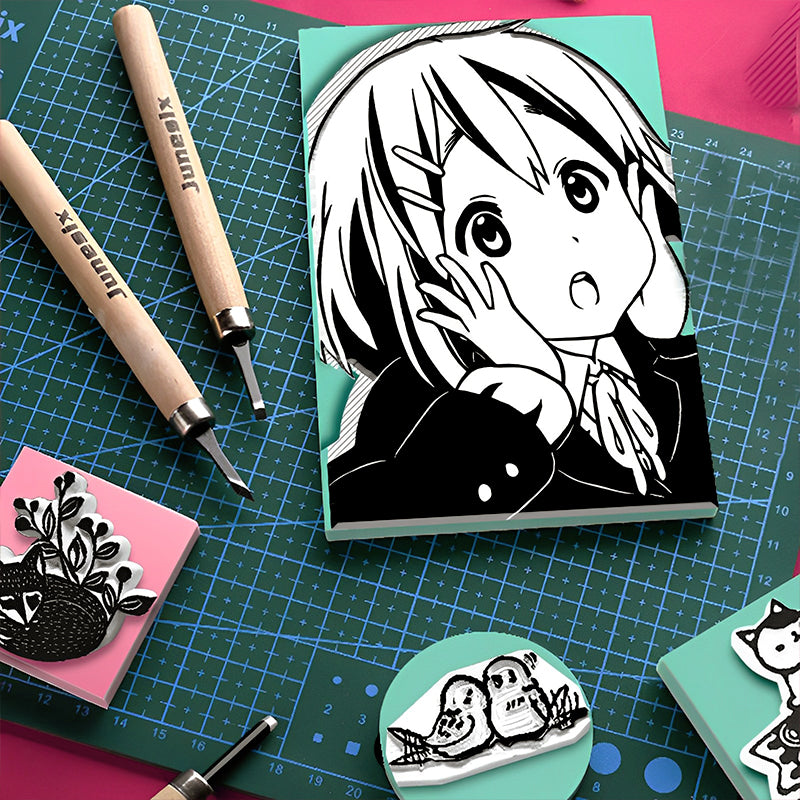 Rubber Stamp Beginner Handmade DIY Complete Material Package a