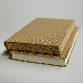 Simple Basic Linen Cover Blank Page Journal a