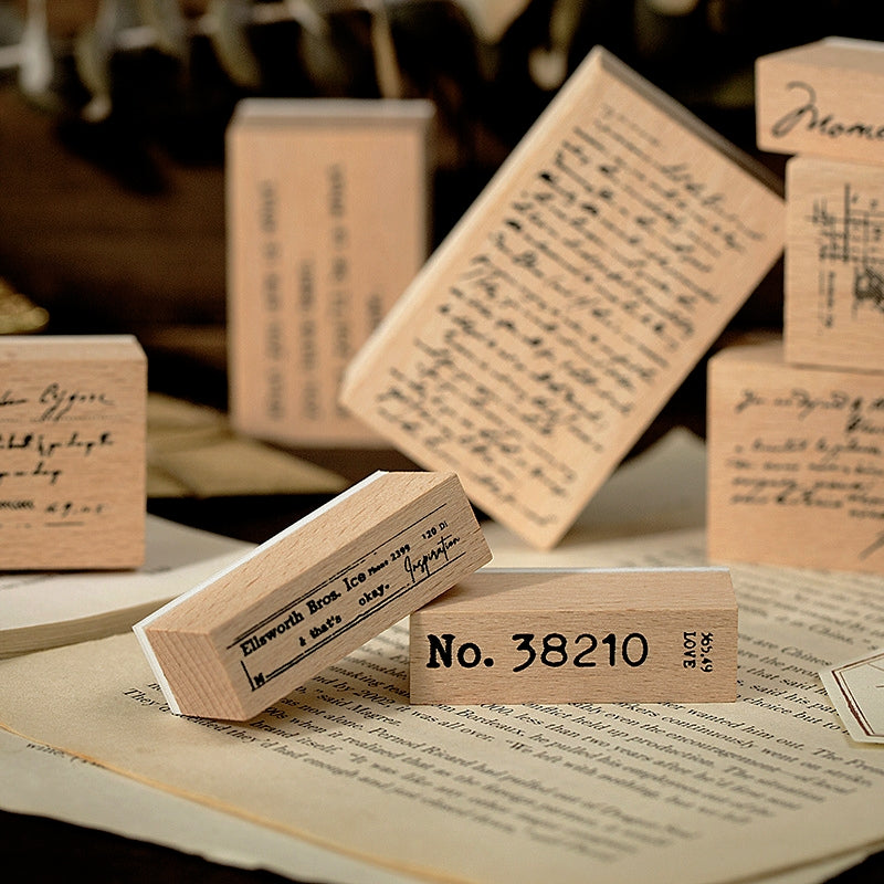 Simple English Series Rubber Stamp a2-