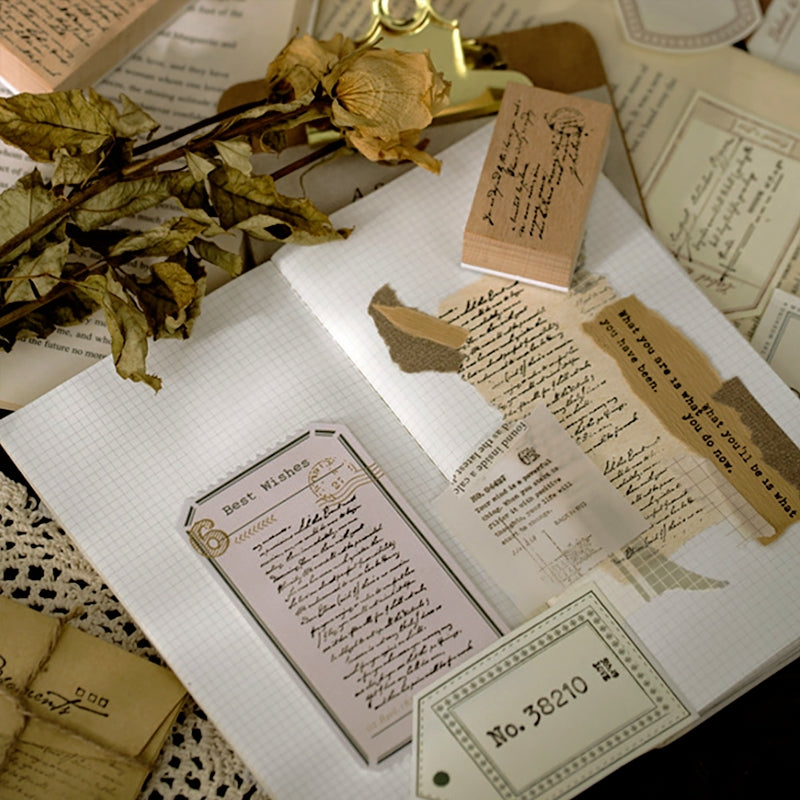 Simple English Series Rubber Stamp b1