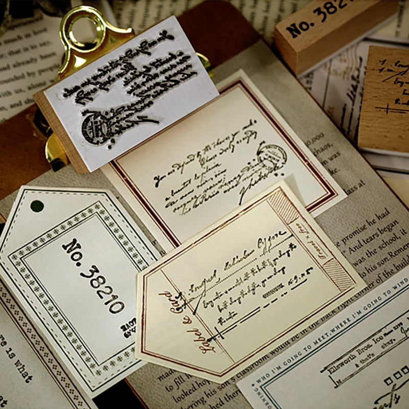 Simple English Series Rubber Stamp b2