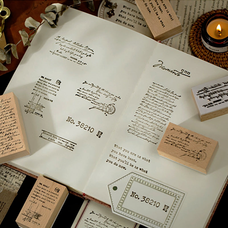 Simple English Series Rubber Stamp b4