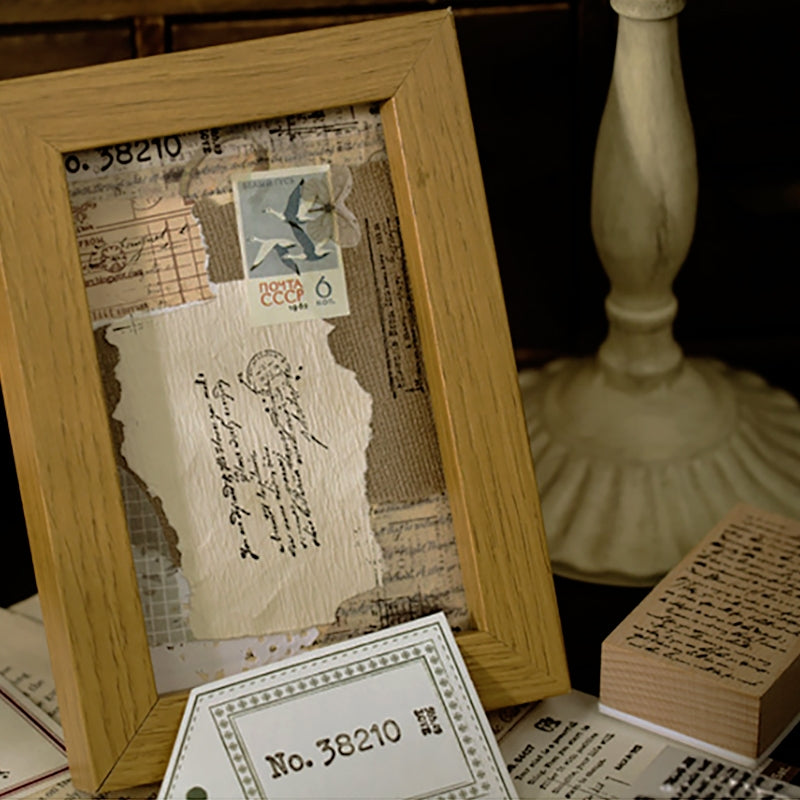 Simple English Series Rubber Stamp b6