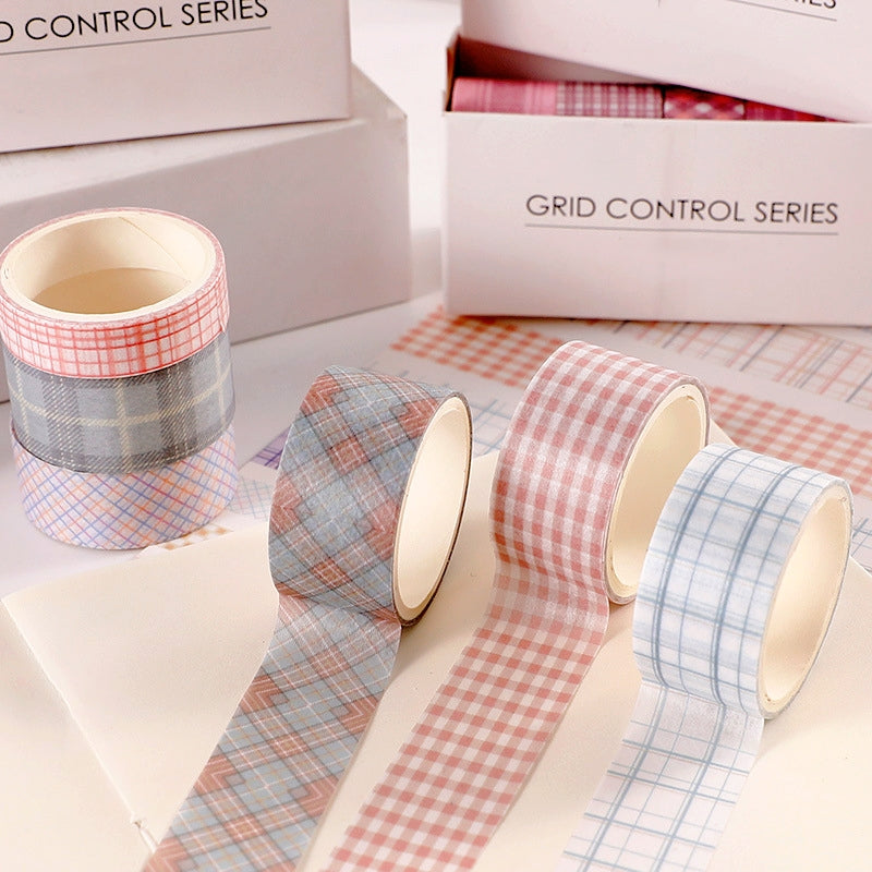 Simple Fashion Plaid Washi Tape Set c