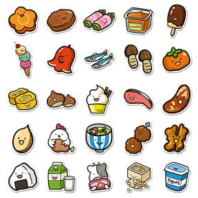 Simple Fruit And Vegetable Stickers c1-原