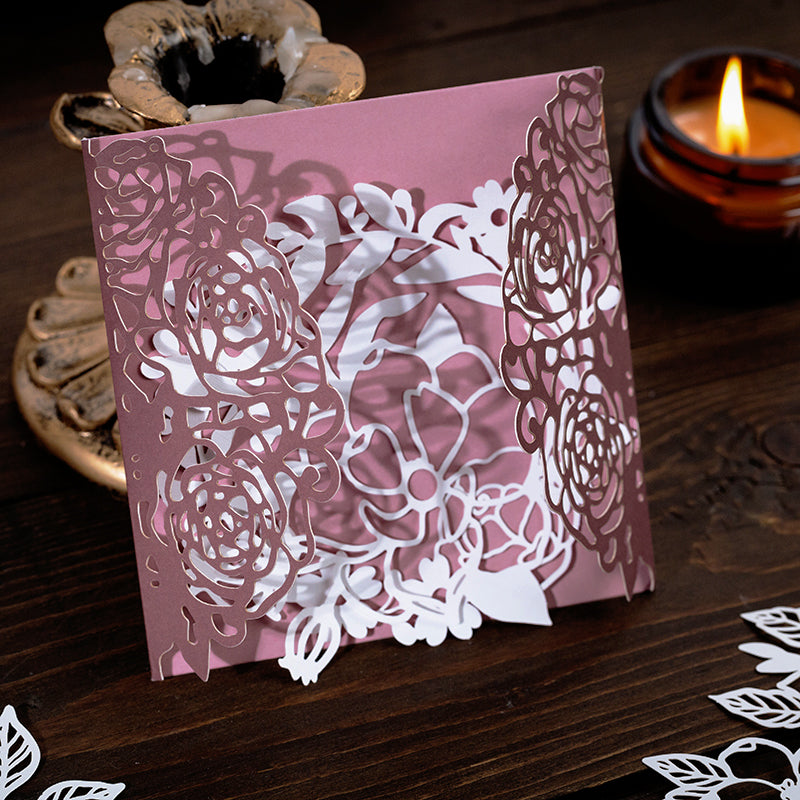 Simple Lace Background Decoration Paper b3