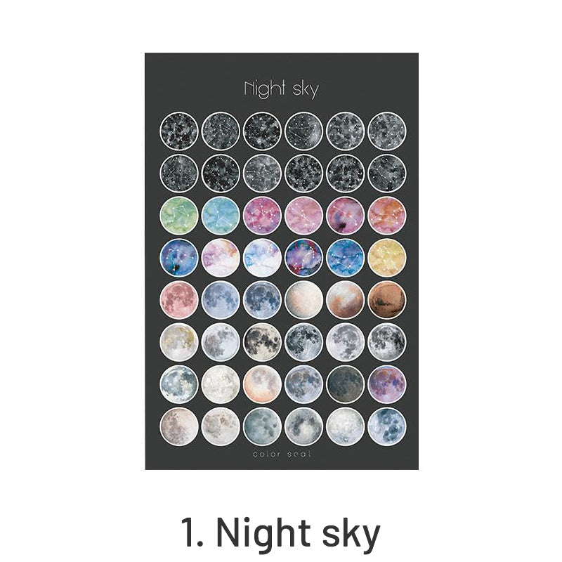 Simple Morandi Polka Dot Multifunctional Marker Decorative Sticker sku-1