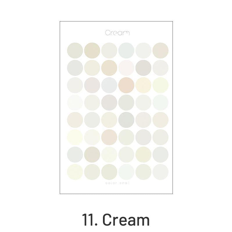 Simple Morandi Polka Dot Multifunctional Marker Decorative Sticker sku-11