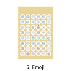 Simple Morandi Polka Dot Multifunctional Marker Decorative Sticker sku-5