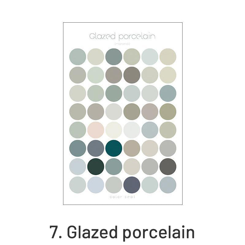 Simple Morandi Polka Dot Multifunctional Marker Decorative Sticker sku-7