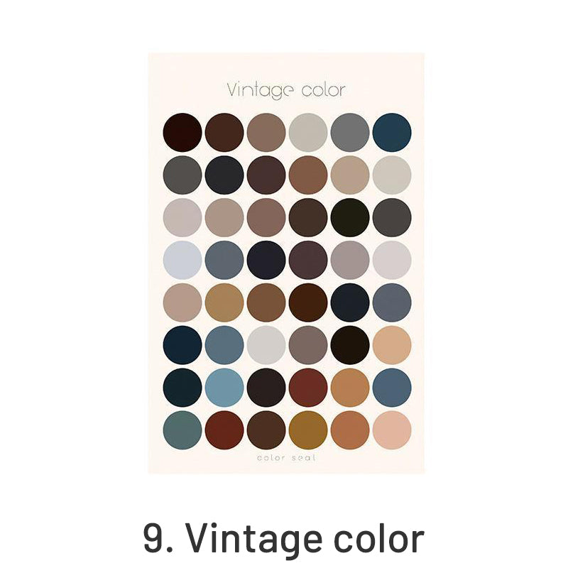 Simple Morandi Polka Dot Multifunctional Marker Decorative Sticker sku-9