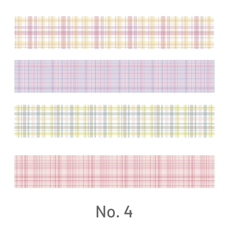 Pastel Washi Tape Set - Simple Pattern