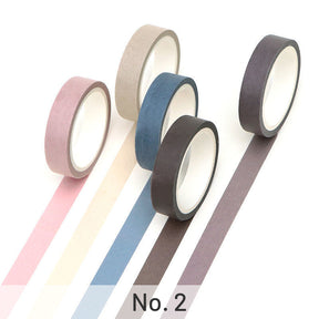 Simple Pure Color Washi Tape Set sku-3