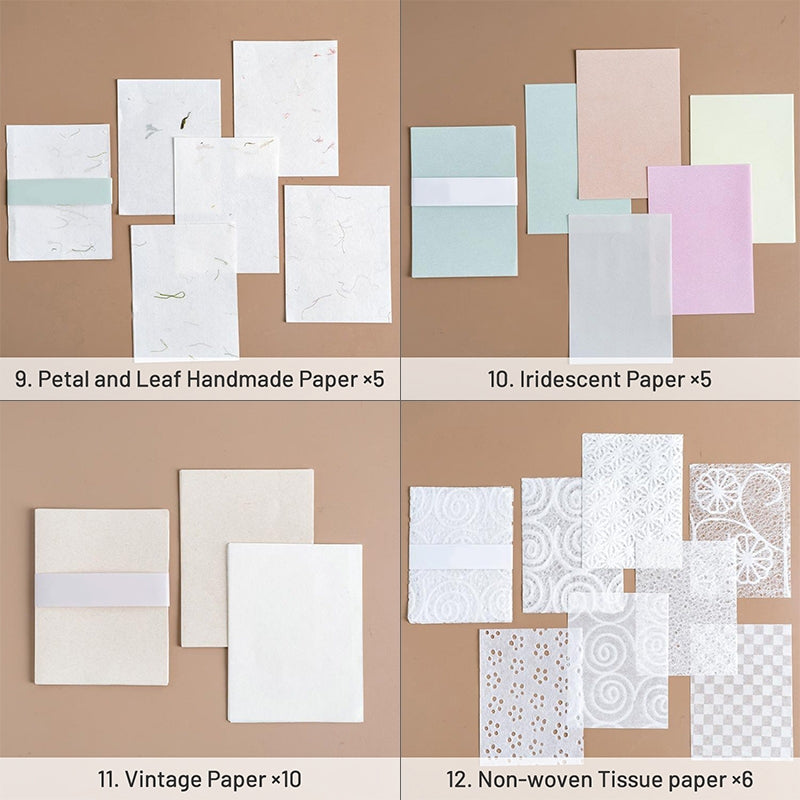 Simple Solid-Color Manual Collage sku-3