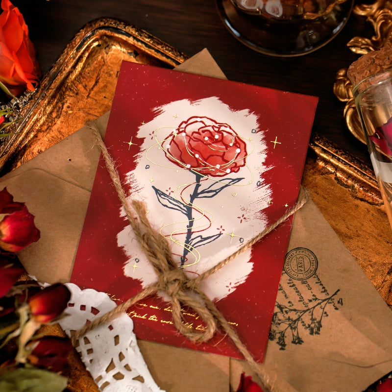 Simple Style Rose Material Paper 1