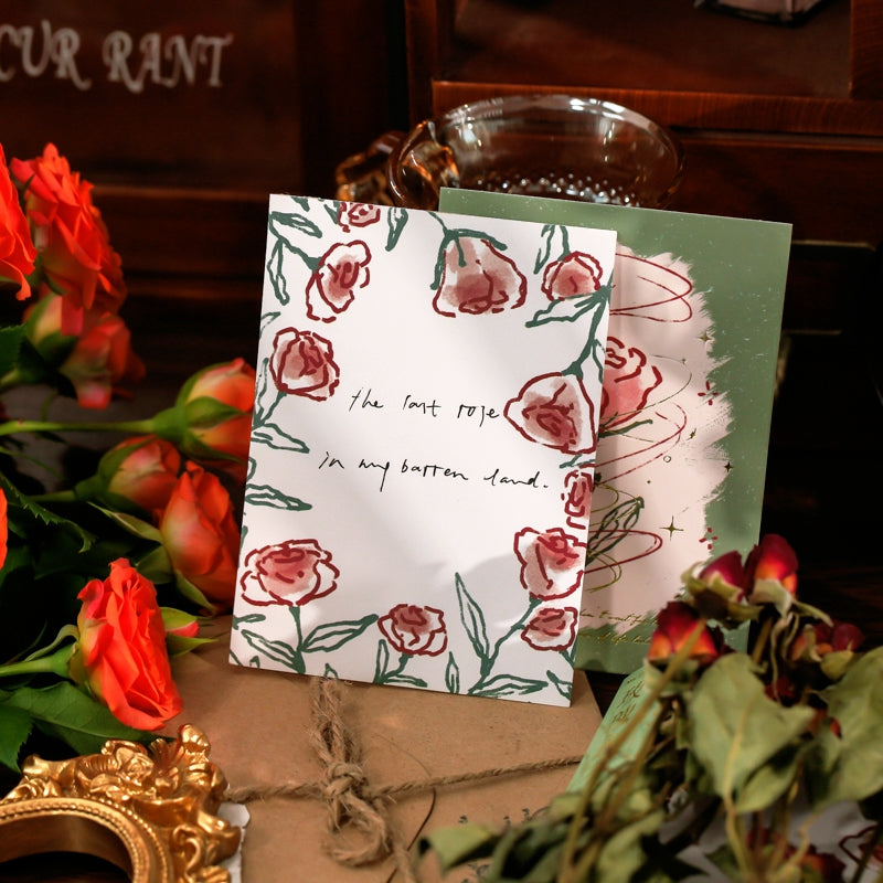 Simple Style Rose Material Paper 2