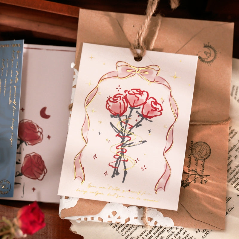 Simple Style Rose Material Paper 3