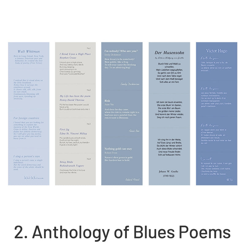 Slow Poetry Creative Journal Note Paper Pack sku-3