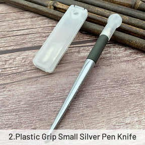 Small Silver And Big Silver Penknife - Journal - Stamprints 5