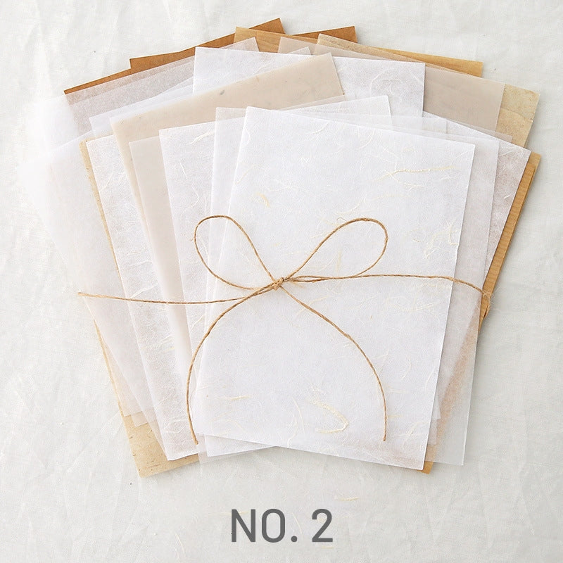 Onion Skin Paper Set, Vintage-feel Brown Thin Kraft Paper, 35 PCS