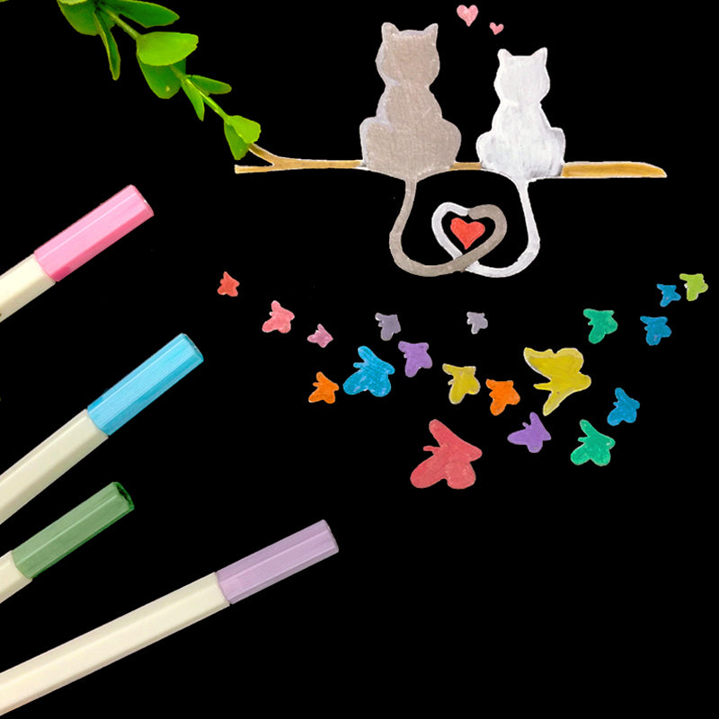 STA DIY Craft Art Soft Brush Tip Paint Marker b2