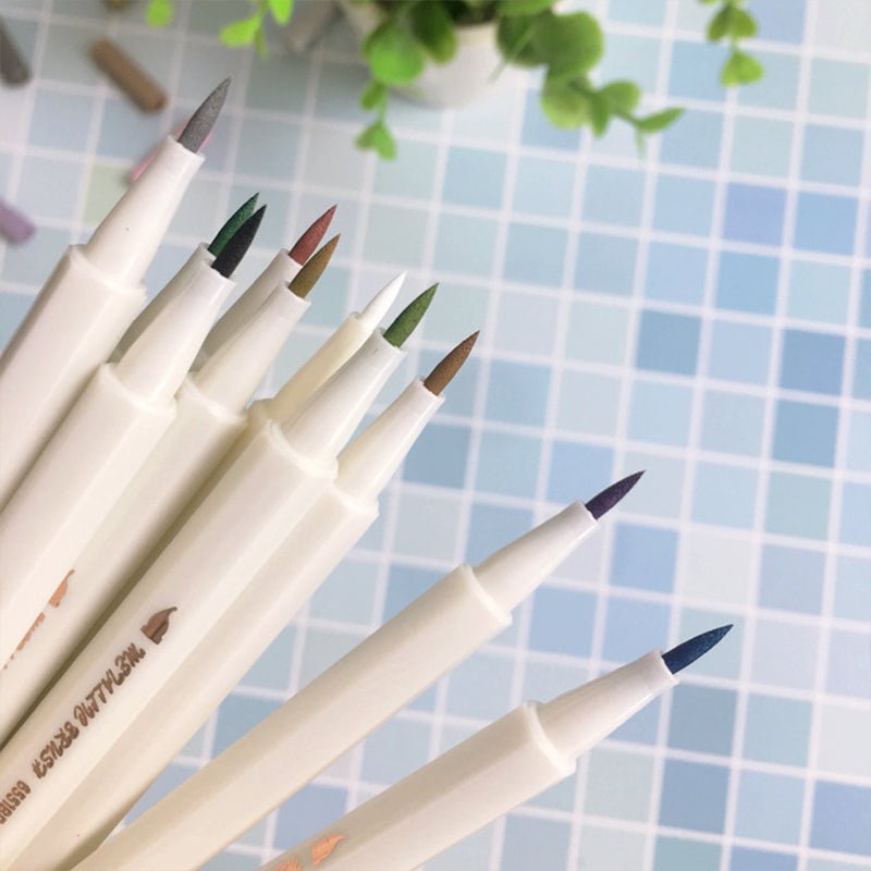 STA DIY Craft Art Soft Brush Tip Paint Marker b4