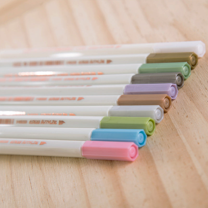 STA DIY Craft Art Soft Brush Tip Paint Marker b5
