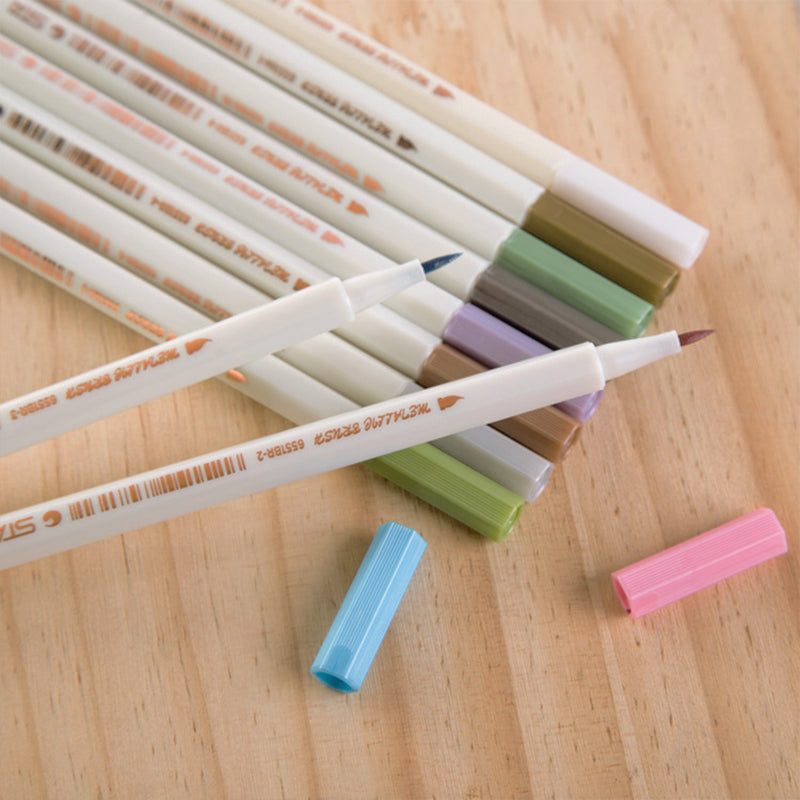 STA DIY Craft Art Soft Brush Tip Paint Marker c