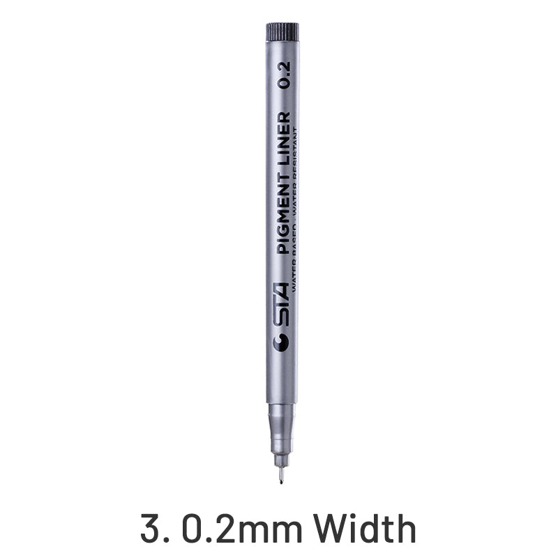 STA Hand-Paint Waterproof Signature Pen Outline Pen sku-3