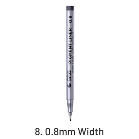 STA Hand-Paint Waterproof Signature Pen Outline Pen sku-8
