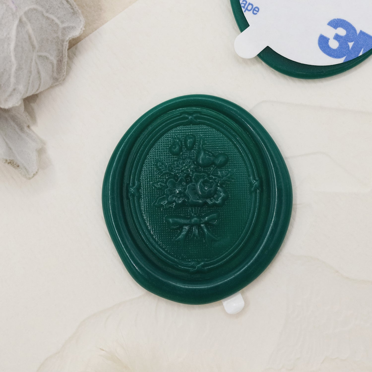 Stamprints 3D Relief Bouquet Self-adhesive Wax Seal Stickers 1