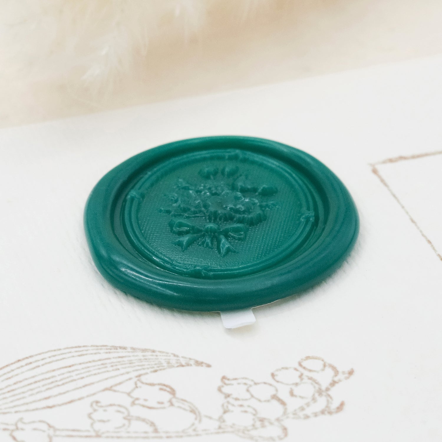 Stamprints 3D Relief Bouquet Self-adhesive Wax Seal Stickers 4
