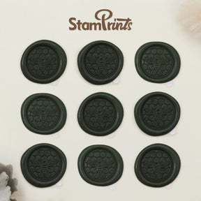 Stamprints 3D Relief Honeybee Self-adhesive Wax Seal Stickers 2