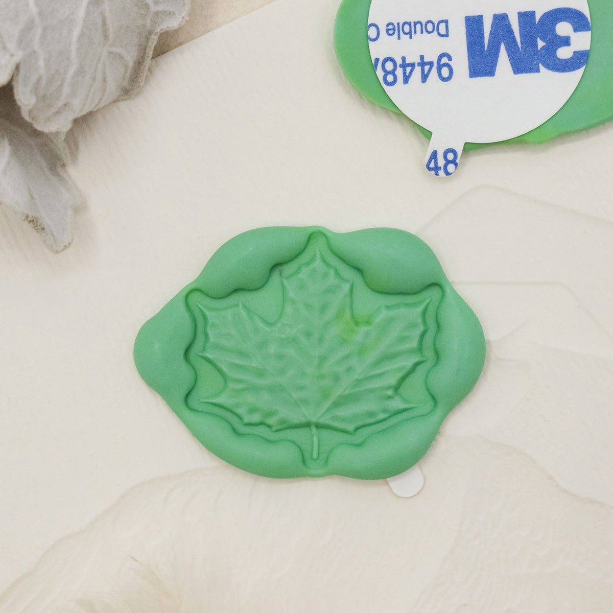 Stamprints 3D Relief Maple Leaf Self-adhesive Wax Seal Stickers 1