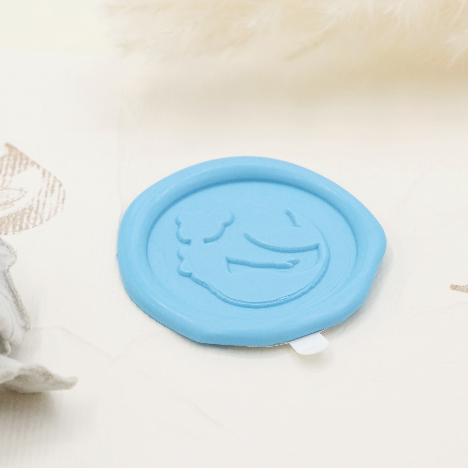 Stamprints 3D Relief Mermaid Self-adhesive Wax Seal Stickers 4