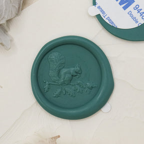 Stamprints 3D Relief Squirrel Self-adhesive Wax Seal Stickers 1