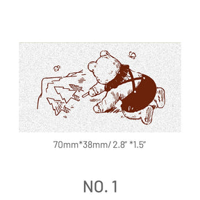Stamprints Bear Memoirs rubber stamp 4
