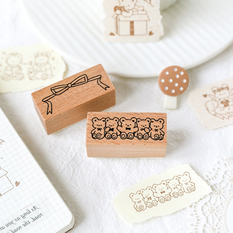 Stamprints Bear's Paradise Series Rubber Stamp 2