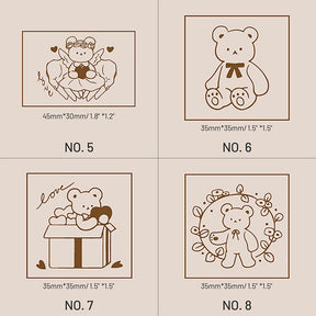 Stamprints Bear's Paradise Series Rubber Stamp 5