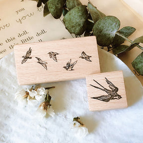 Stamprints Birds and Swallows Rubber Stamp 1