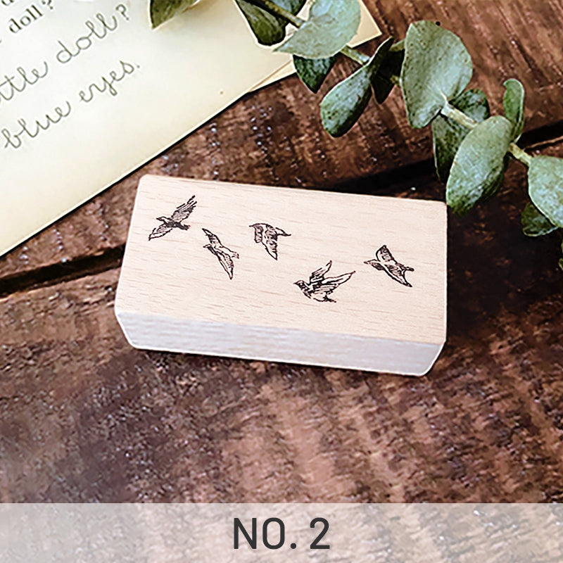 Stamprints Birds and Swallows Rubber Stamp 4