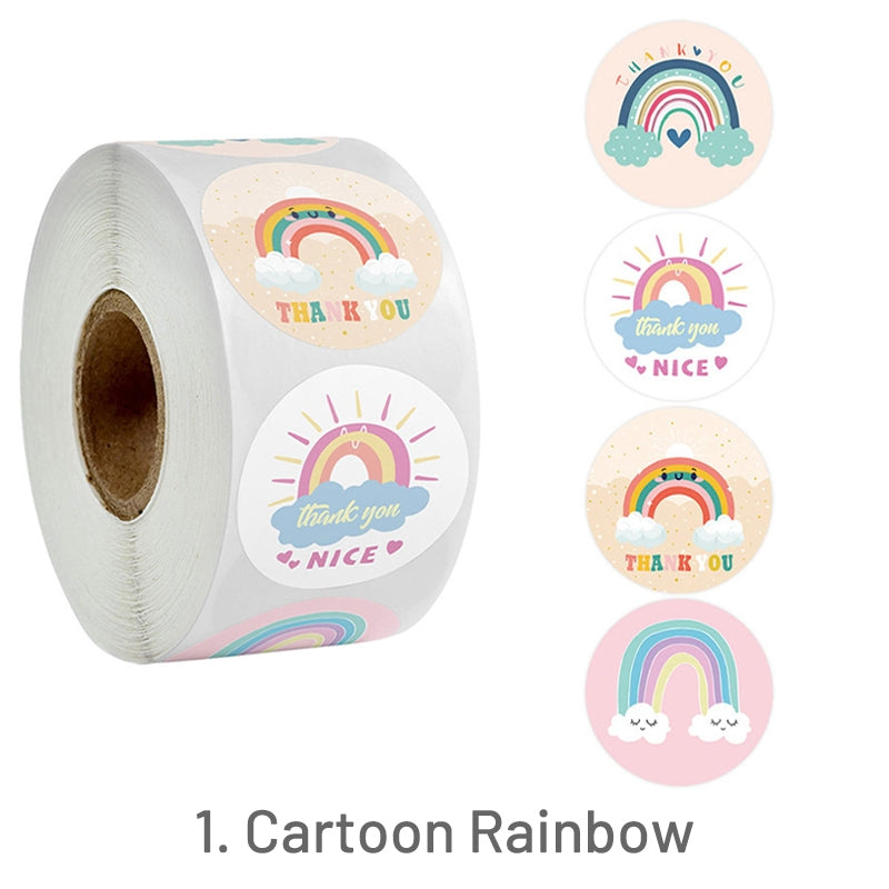 Stamprints Cartoon Bear Round Label Tape 4