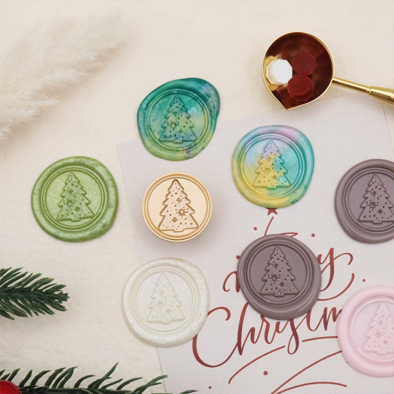 Christmas Wax Seal, Merry Christmas Custom Wax Stamp, Snowflake Wax Seal  Stamp, Personalized Wax Seal, Holiday Wax Seal, Wax Seal Stickers 